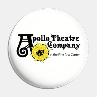 Apollo Theatre Black Logo Pin