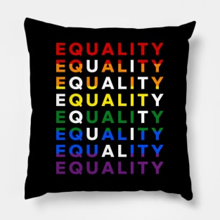 Equality Rainbow Pillow