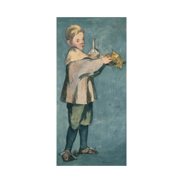 Boy Carrying a Tray by Edouard Manet by Classic Art Stall