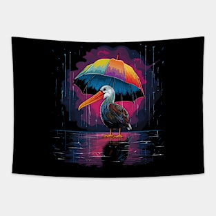 Albatross Rainy Day With Umbrella Tapestry