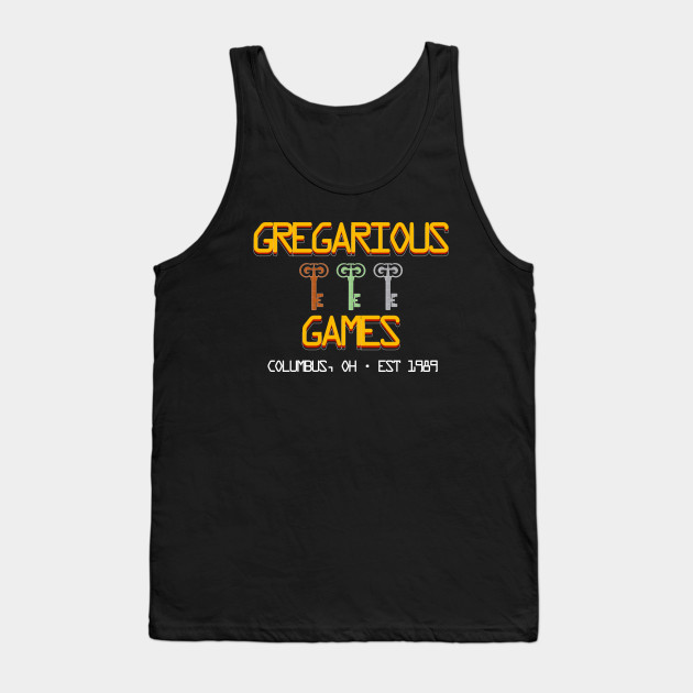 Gregarious Games Retro Ready Player One Tank Top Teepublic
