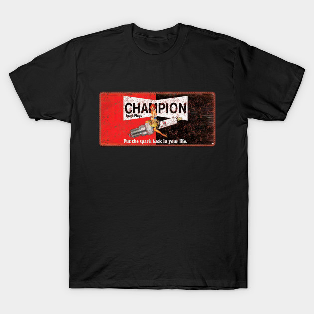 champion spark plug t shirt vintage