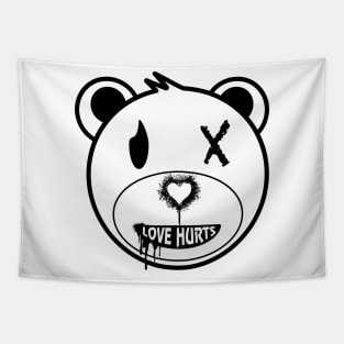 Love Hurts - Bear Tapestry