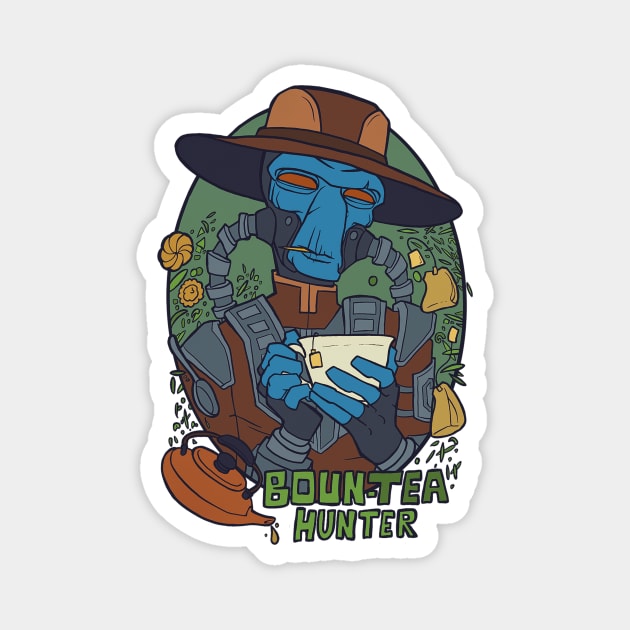 Boun-Tea Hunter Magnet by Cheella