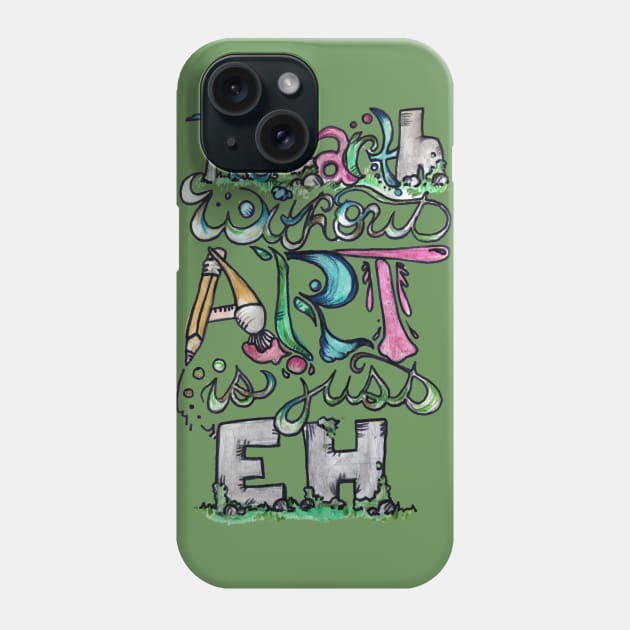 The earth without art is just eh Phone Case by bubbsnugg