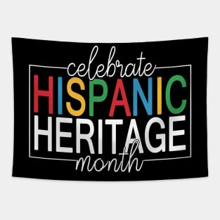 Proud Latina For Women Funny Hispanic Heritage Month Flag Tapestry