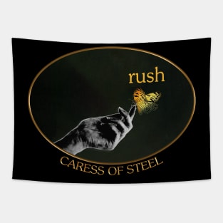 Rush Caress of Steel Round Tapestry