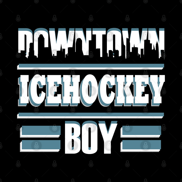 Ice Hockey Boy Body Check Sport Gift Saying by FindYourFavouriteDesign