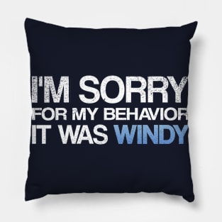 I'm SORRY, It was WINDY Pillow