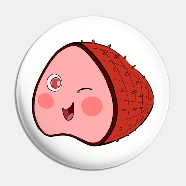 Winking Ham Pin by MMMMHam