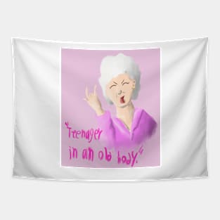 We miss Betty white Tapestry