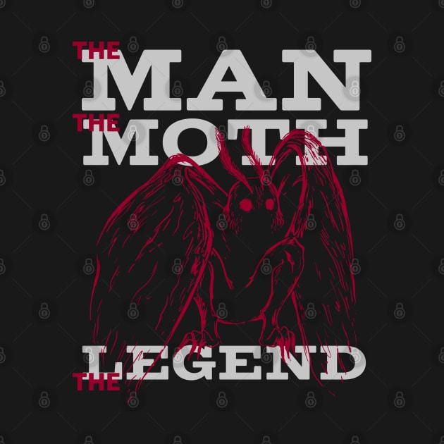 The man The Moth The Legend by Emmi Fox Designs