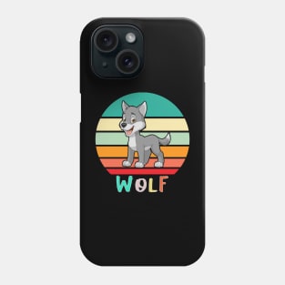 Vintage Retro Wolf Phone Case