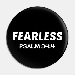 Fearless - Christian Pin