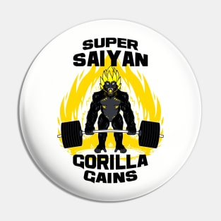 Super saiyan gorilla gains Pin
