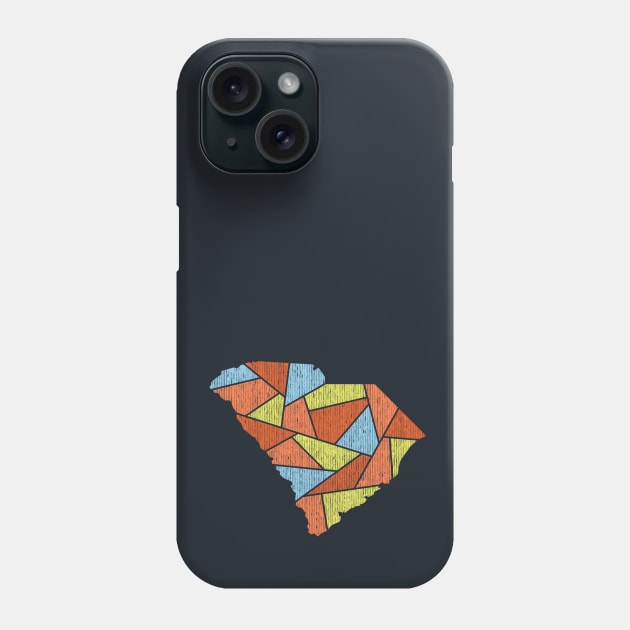 South Carolina mosaic - Sunswept Veranda Phone Case by dSyndicate