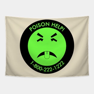 Mr Yuk Solution poison Tapestry