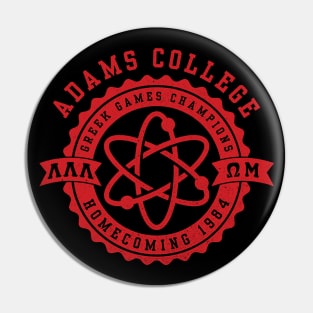 Adams College Greek Games Champions 1984 Pin