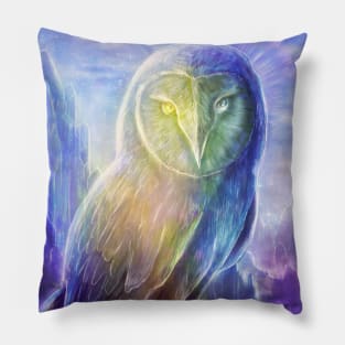 Crystalline Owl Pillow