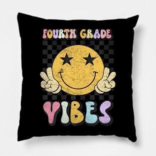 Fourth Grade Vibes 4Th Grade Back To School Teacher Student Pillow