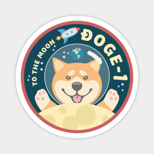 Doge 1 Moon Mission Magnet