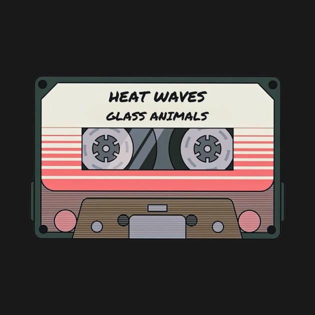Heat Waves, Glass Animals, Retro Music Cassette by SongifyIt
