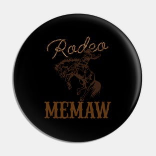 Memaw 1St Cow Grandma Rodeo Py Pin