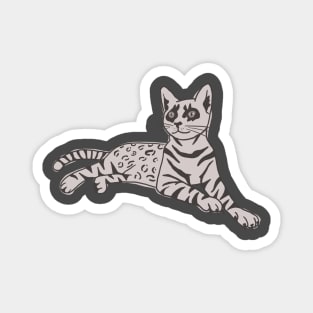 Bengal Cat :: Canines and Felines Magnet