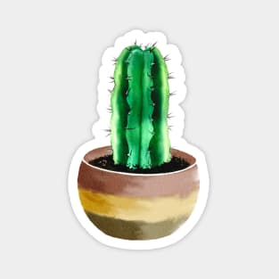 Cactus in pot Magnet