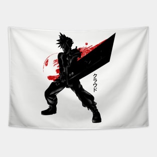 Crimson Ex-soldier Tapestry