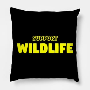 Support Wildlife Pillow