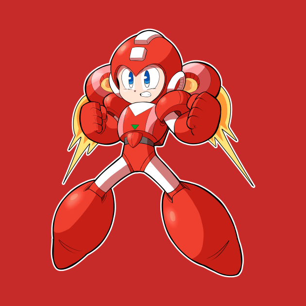 Jet Megaman by StaticBlu