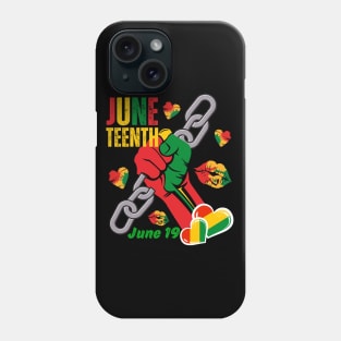 JUNETEENTH INDEPENDENCE DAY Phone Case