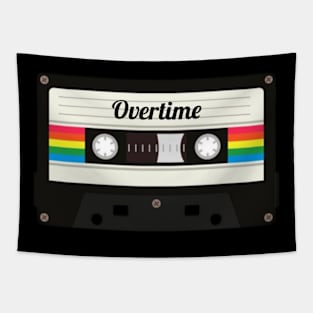 Overtime / Cassette Tape Style Tapestry