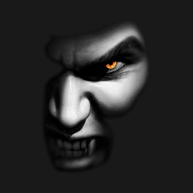 Count Dracula King of Vampires Design by Logoids