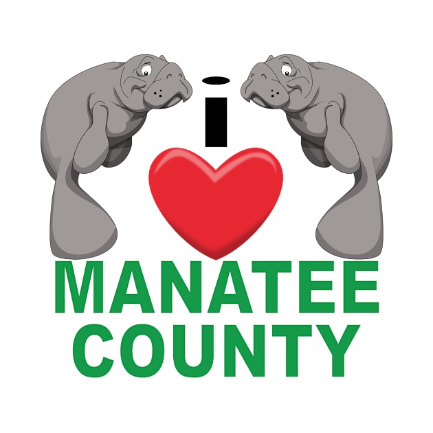 I Heart Manatee County by Wickedcartoons