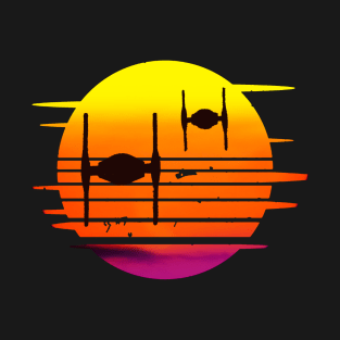 Tie Fighter Sunset T-Shirt