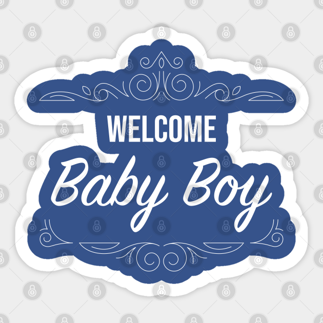 Welcome Baby Boy - Sussex Birth Britain Souvenir Fan