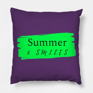 Summer and Smiles Pillow