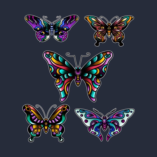 Tattoo Butterflies by ConsciousDust