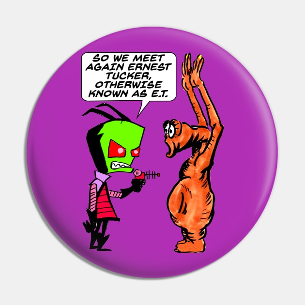 Invader Zim's Nemesis Pin by mentaone