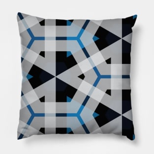 Black & Blue Buffalo Plaid Pillow