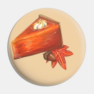 Pumpkin Pie Slice Pin