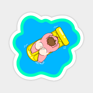 Yellow Lilo Magnet