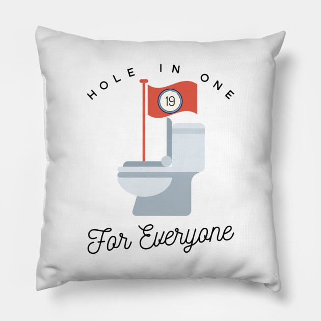 The 19th hole Pillow by GMAT