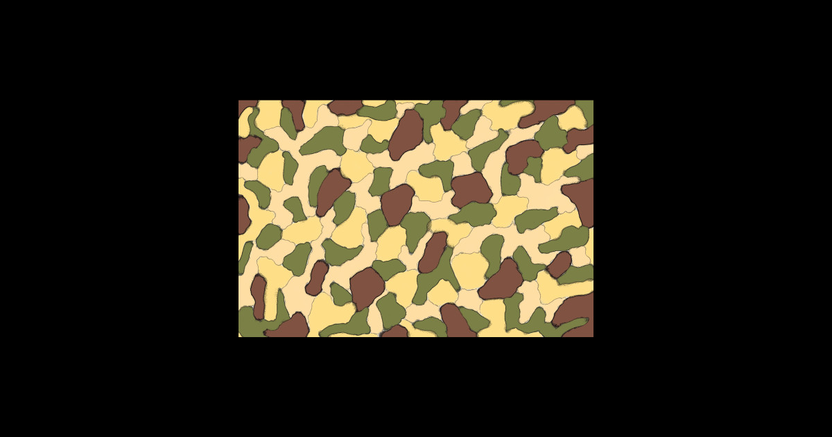 Military Camouflage Army Green Camo Pattern Camouflage Sticker