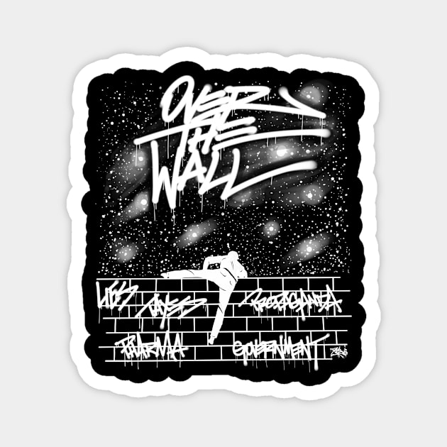 Over The Wall Magnet by MadLanguage