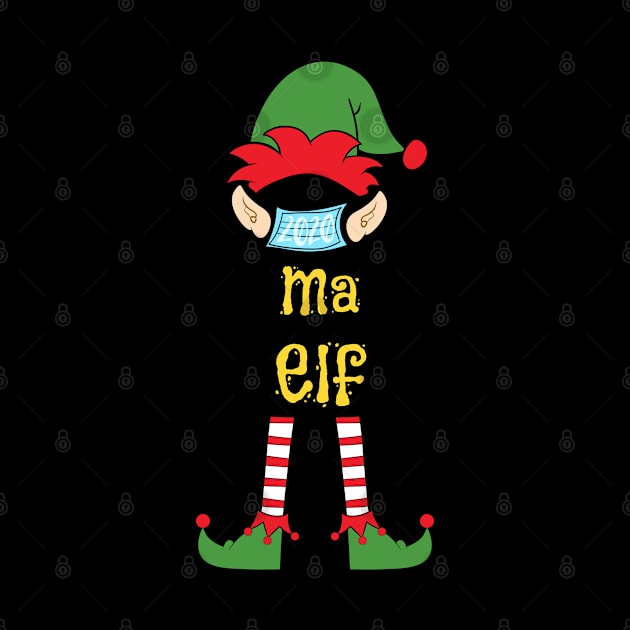 2020 Masked Christmas Elf Family Group Matching Shirts -  Ma by Funkrafstik