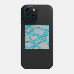 Caution Tape Tangles Phone Case