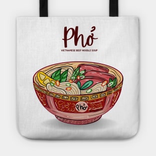 Pho, Vietnamese beef noodle soup Tote